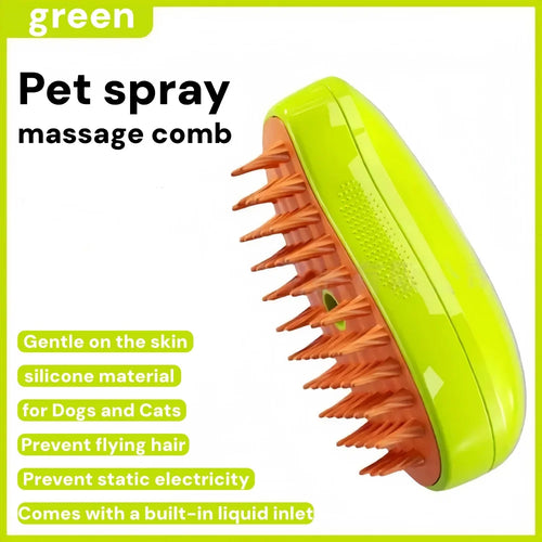 Steam Brush Cat Brush Cats Vaporizer Pet Hair Brush Remover Pets